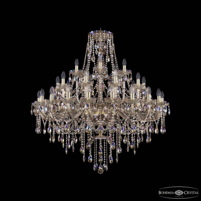 Подвесная люстра Bohemia Ivele Crystal 1415 1415/20+10+5/400 G M801