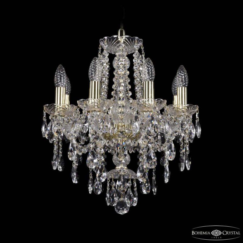 Подвесная люстра Bohemia Ivele Crystal 1415 1415/8/141 G