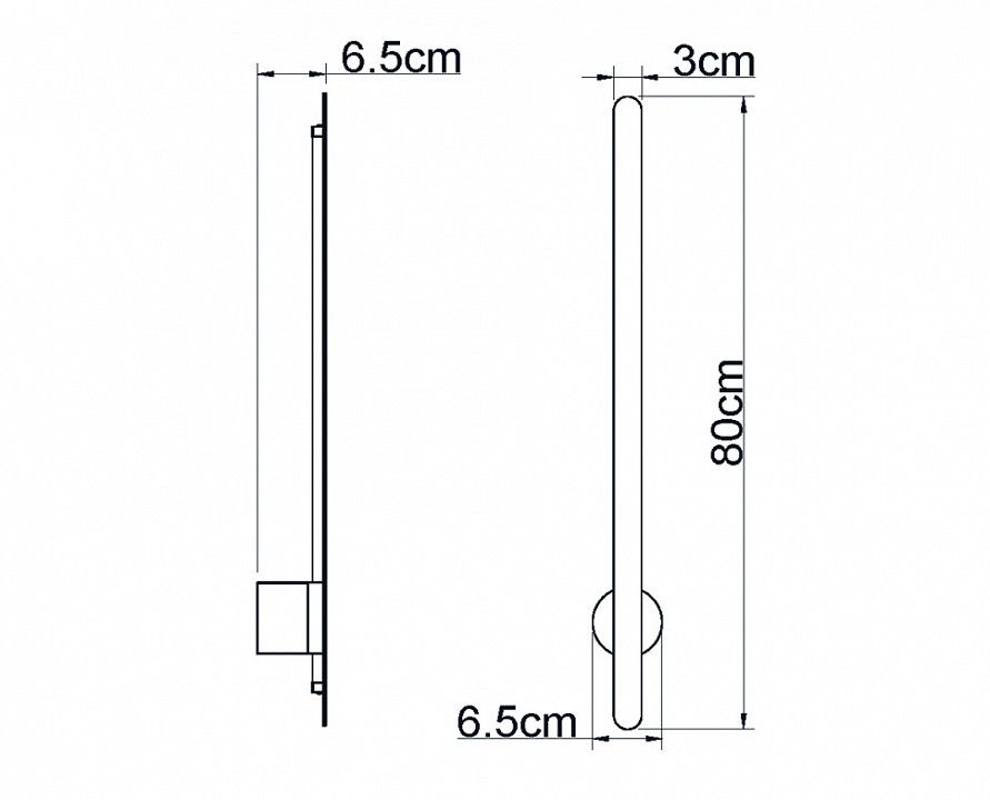 Бра Italline IT08-80 IT08-8020 black