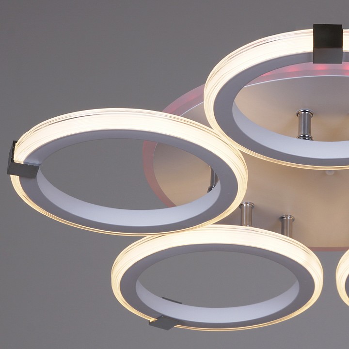 Потолочная люстра Reluce 06319 06319-3.3-05 WH+CR (RGB)