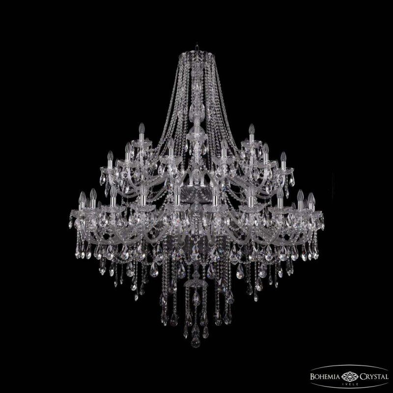 Подвесная люстра Bohemia Ivele Crystal 1415 1415/24+12+6/530/2d Ni