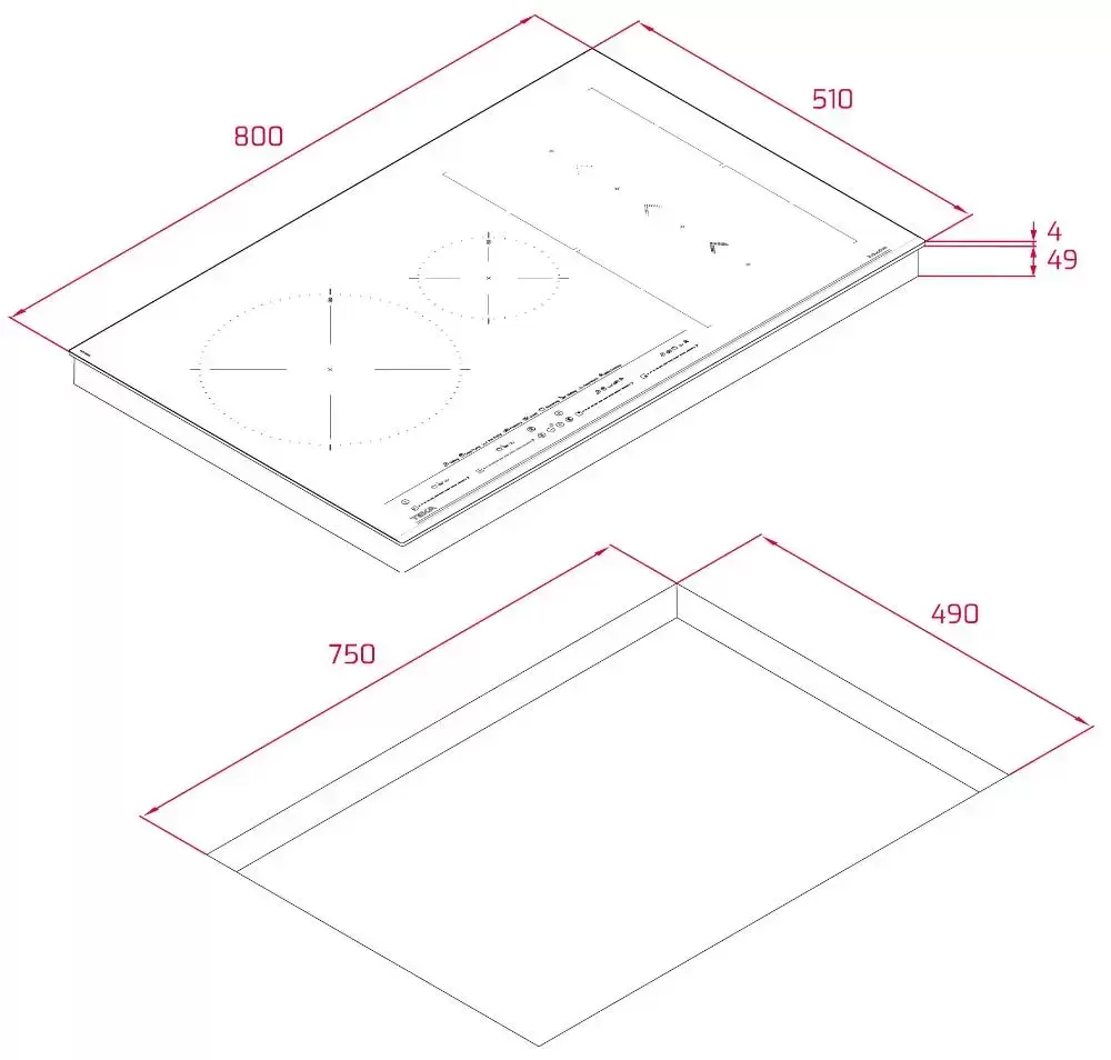 Индукционная варочная панель Teka IZS 86630 MST BLACK