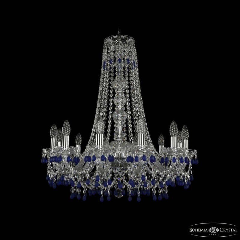 Подвесная люстра Bohemia Ivele Crystal 1410 1410/12/240/h-74 Ni V3001