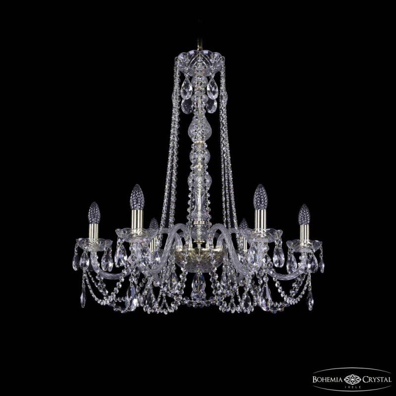 Подвесная люстра Bohemia Ivele Crystal 1402 1402/6/240/h-73 G