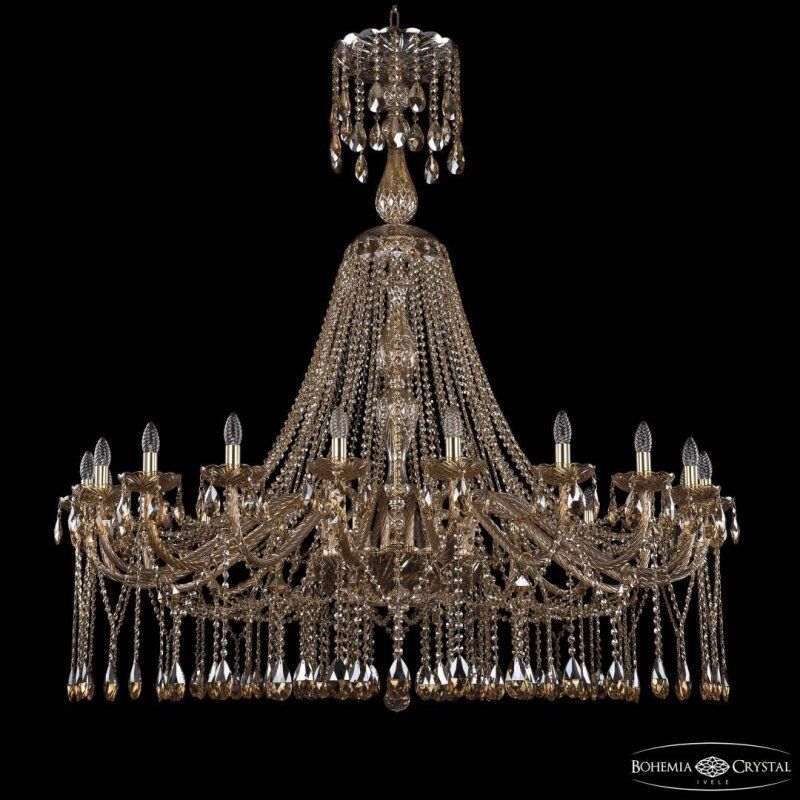 Подвесная люстра Bohemia Ivele Crystal 1413 1413/20/530/XL-158 G M721