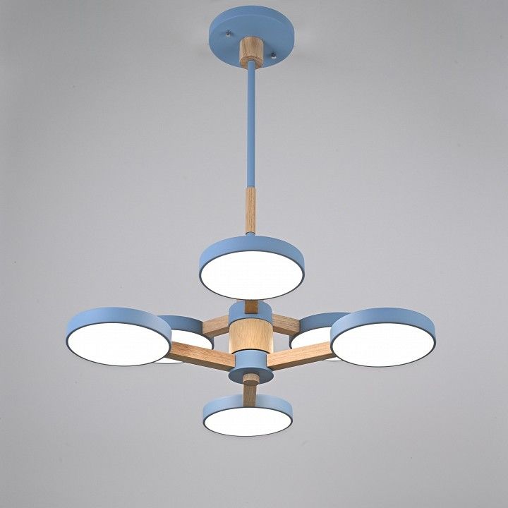 Люстра на штанге Imperiumloft TURNA Blue TURNA-DBL01