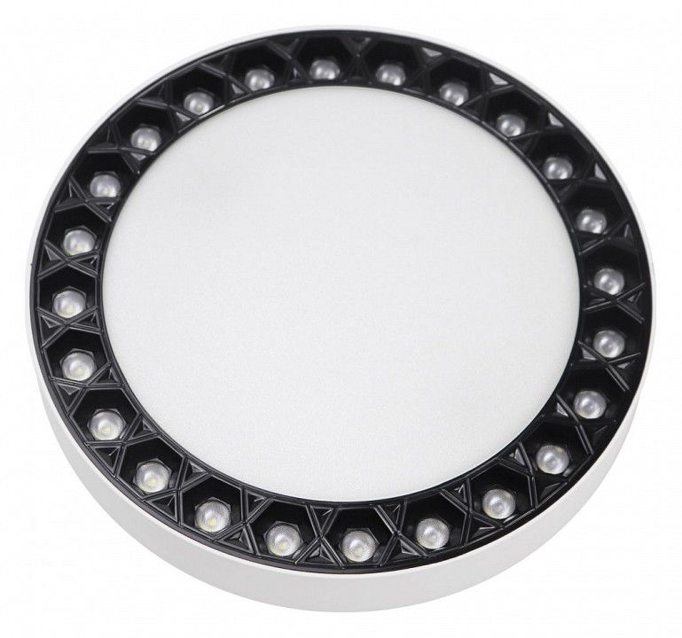 Накладной светильник iLedex Technical Mercury 5552-24W-D165-3/4K-WH+BK