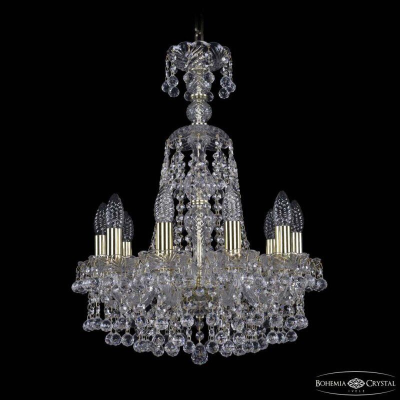 Подвесная люстра Bohemia Ivele Crystal 1409 1409/10/141/XL-59 G