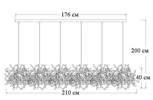Подвесной светильник Imperiumloft Tezani Argent 40.1444-6