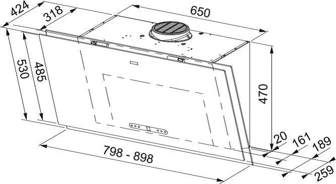 Вытяжка Franke FMA 2.0 PRO 907 BK