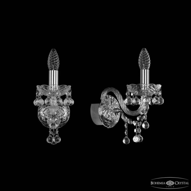 Бра Bohemia Ivele Crystal 1409 1409B/1/141 Ni