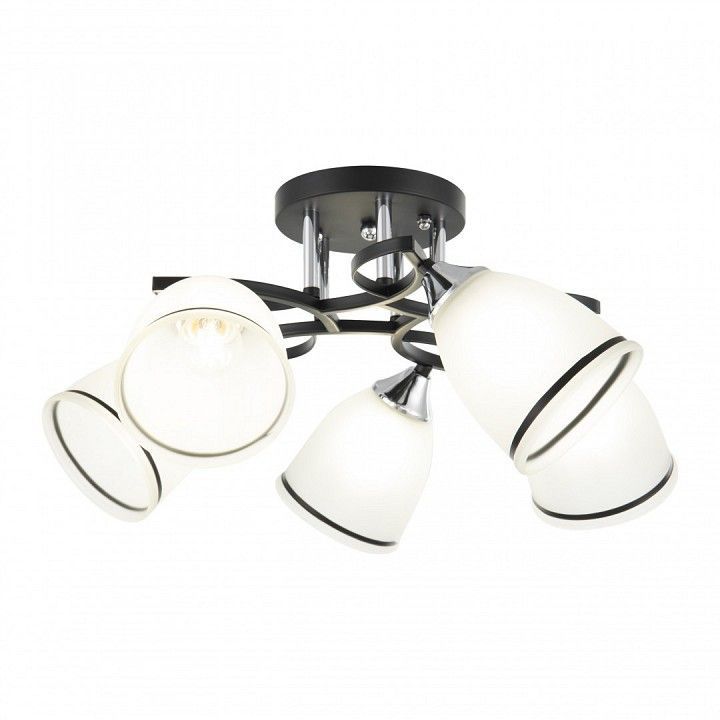 Потолочная люстра Arte Milano AMALFI-325885 325885/5A BK+CR