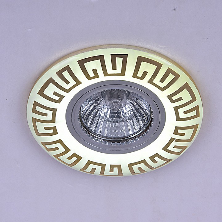 Встраиваемый светильник Reluce  09504-9.0-001MN MR16+LED3W WH/GD