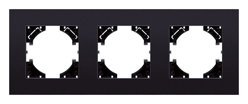 Рамка на 3 поста Kollinger Reflex MG RM3BK