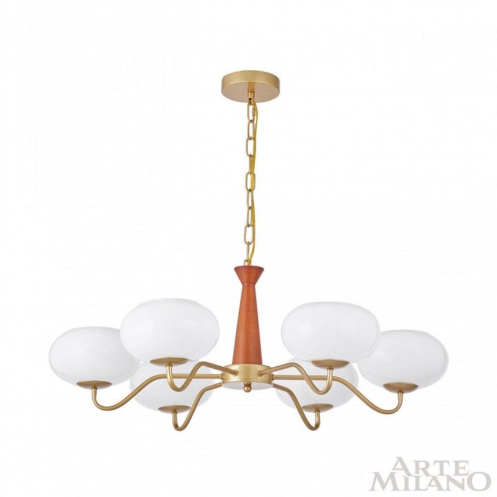 Подвесная люстра Arte Milano AM-Napoli 310166/D780/6 BS/WD