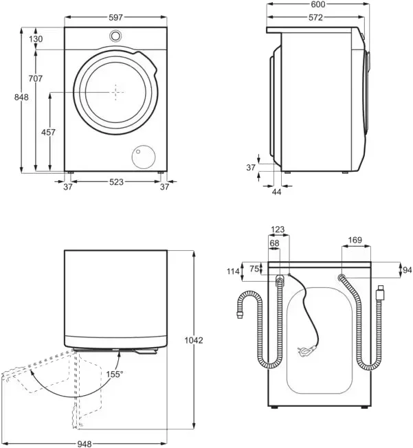 Стиральная машина Electrolux EW8FN148B