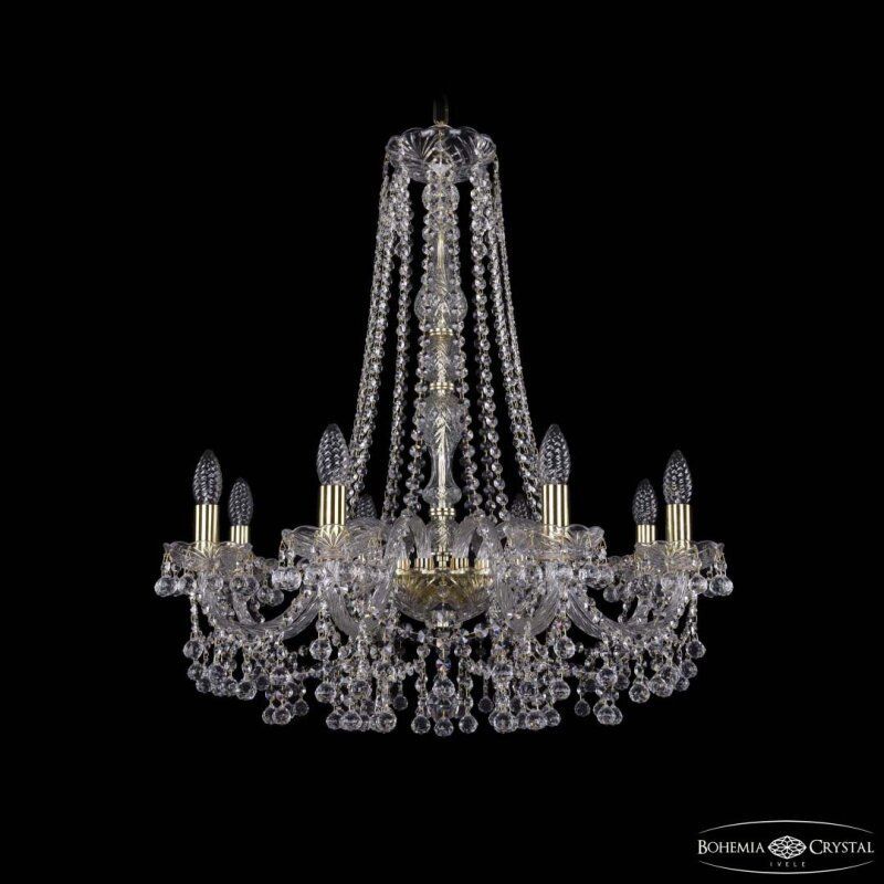 Подвесная люстра Bohemia Ivele Crystal 1409 1409/8/240/h-75 G