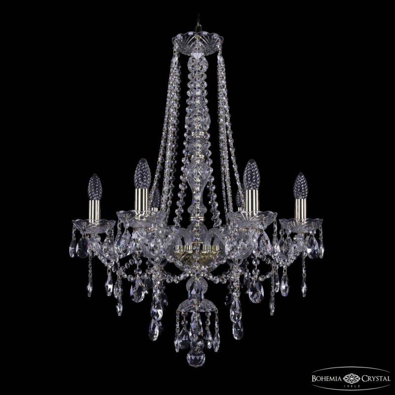 Подвесная люстра Bohemia Ivele Crystal 1415 1415/6/200/h-75 G