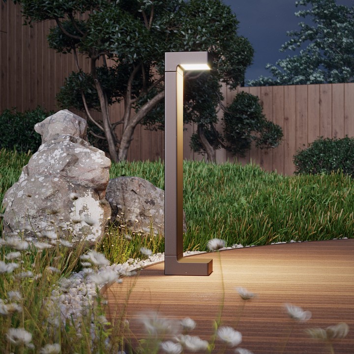 Наземный высокий светильник Maytoni Outdoor Barclay Street O013FL-L9B