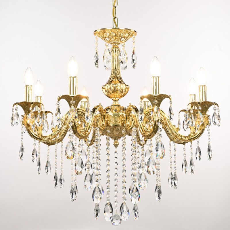Подвесная люстра Bohemia Ivele Crystal AL7901 AL79101/8/250 B G