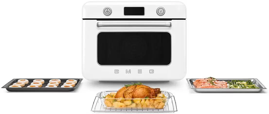 Мини-печь с паром Smeg COF01WHEU