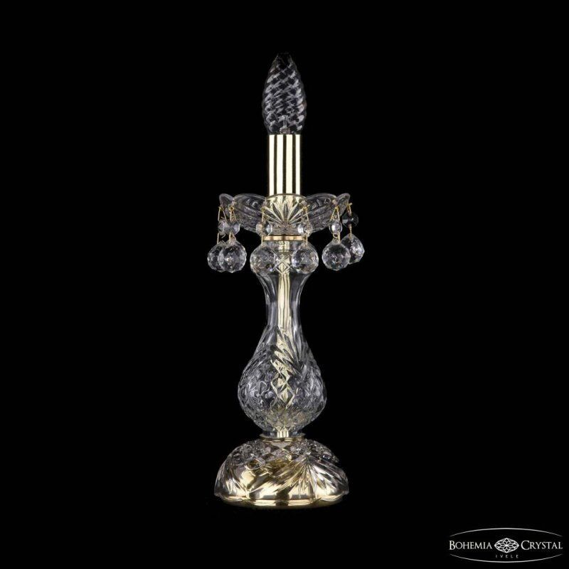 Настольная лампа декоративная Bohemia Ivele Crystal 1409 1409L/1-31 G