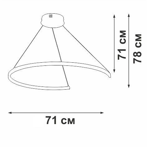 Подвесной светильник Vitaluce V2510DT V2510DT-0/1S