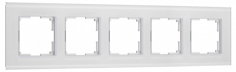 Рамка на 5 постов Werkel Senso белый soft-touch W0053101