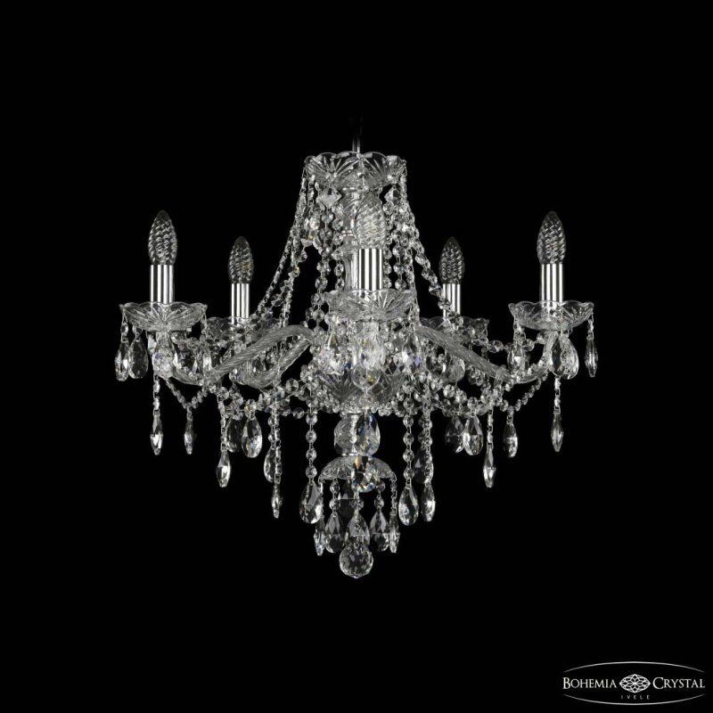 Подвесная люстра Bohemia Ivele Crystal 1415 1415/5/200 Ni