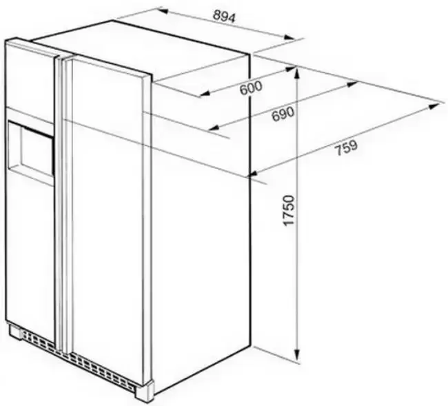 Холодильник Smeg SS55PNL1