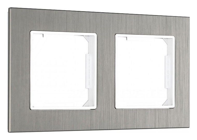 Рамка на 2 поста Arte Milano am-503.12 503.12-2.grey