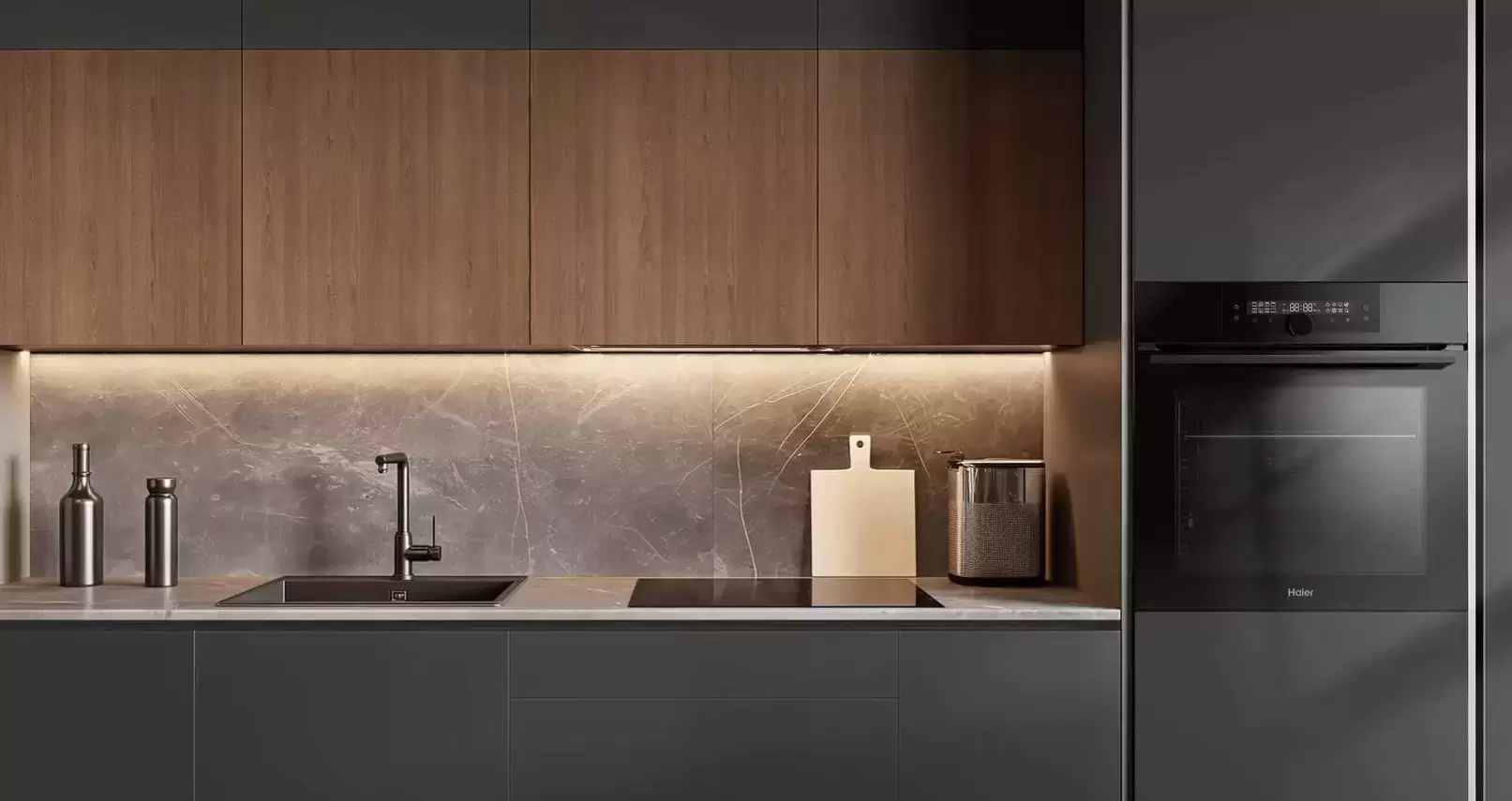 Духовой шкаф Haier HOQ-F6QAN3GB