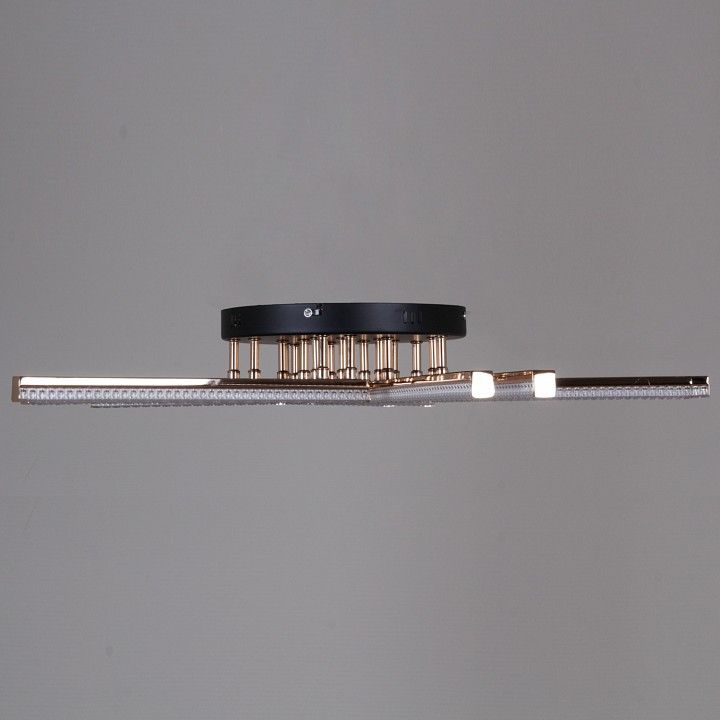 Люстра на штанге Reluce  17090-0.3-10 BK+FG Люстра на штанге Reluce  17090-0.3-10 BK+FG