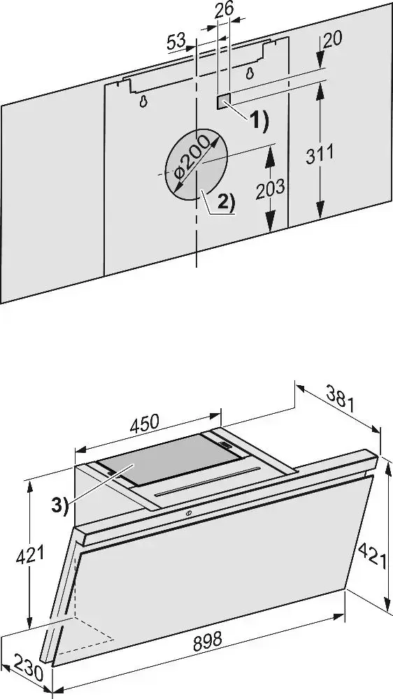 Вытяжка Miele DAH 4970 Sienna OBSW