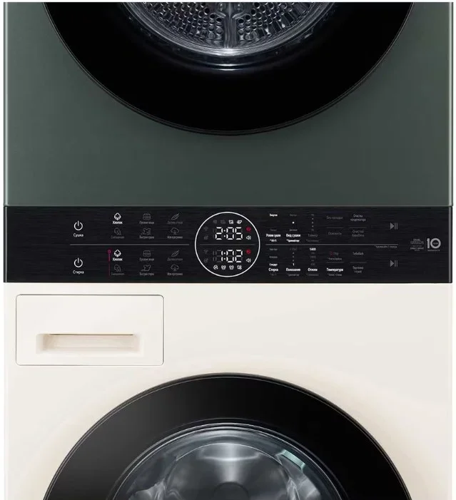 Стирально-сушильная машина LG W4W8LVPK2HM WashTower
