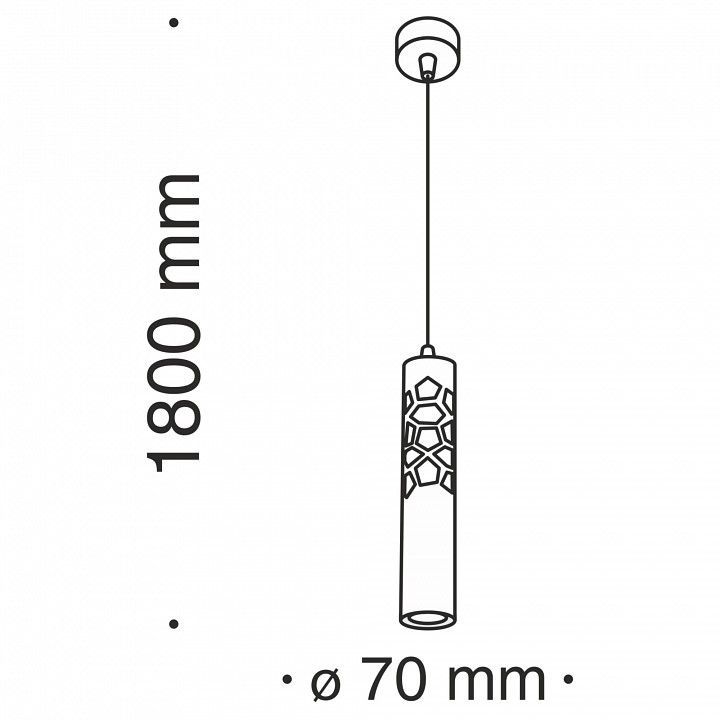 Подвесной светильник Maytoni Technical Эфир P037PL-L11W4K