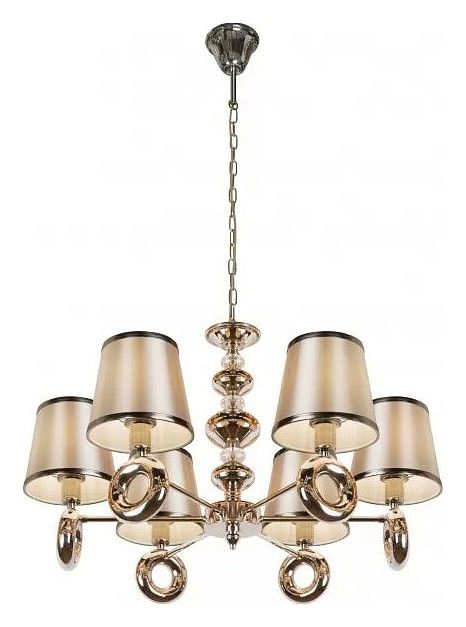 Подвесная люстра iLamp Brooklyn P2401-6 Nickel