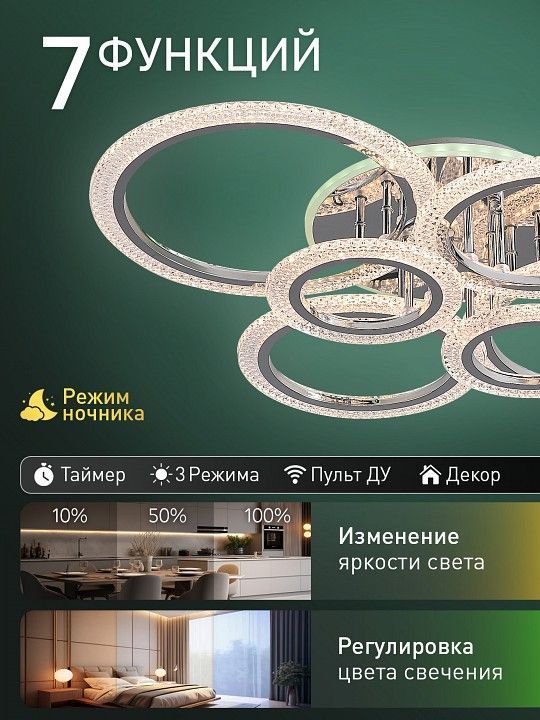 Потолочная люстра Natali Kovaltseva  LED LAMPS 81466