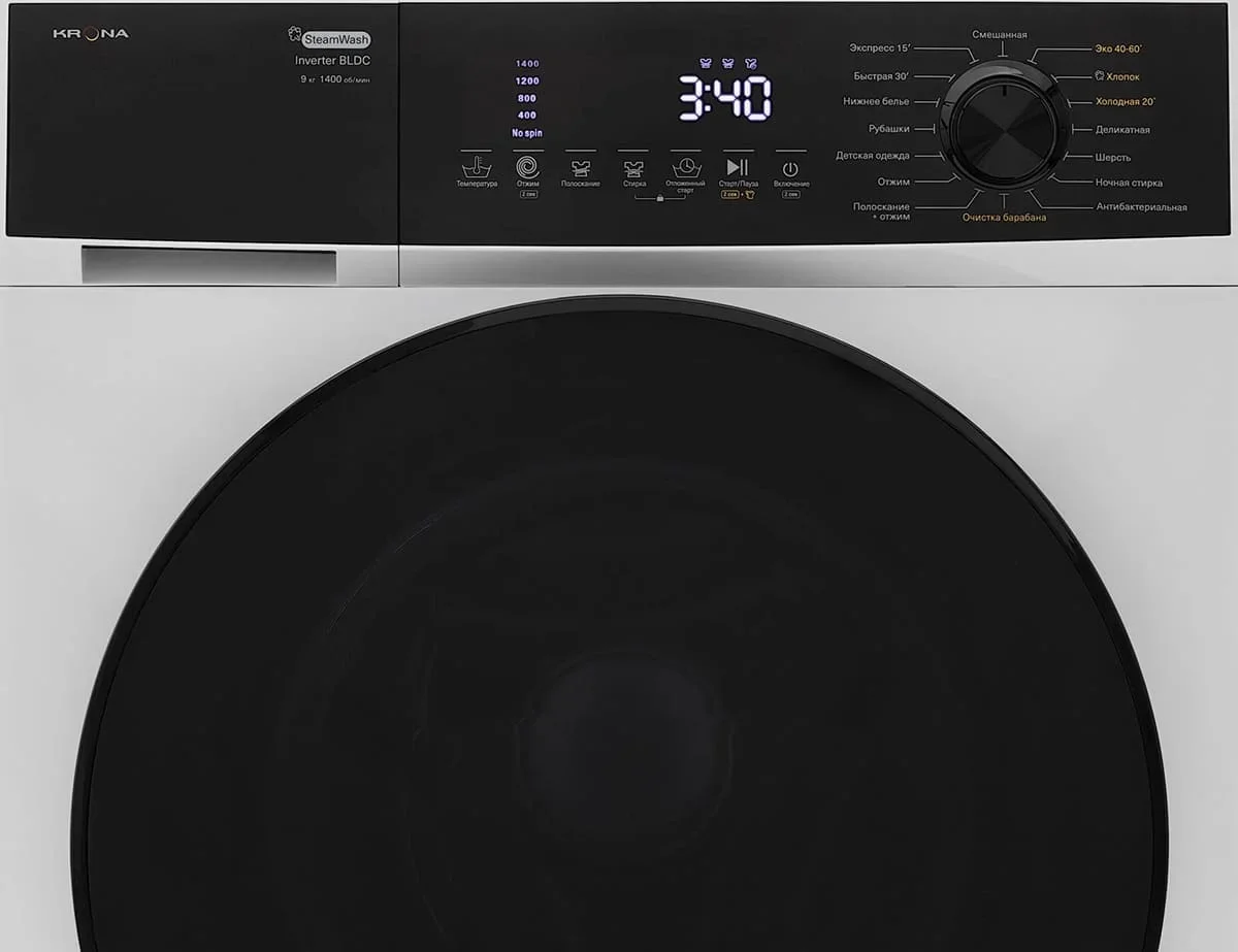 Стиральная машина KRONA RHENE MAX WHITE 1400 9K WM
