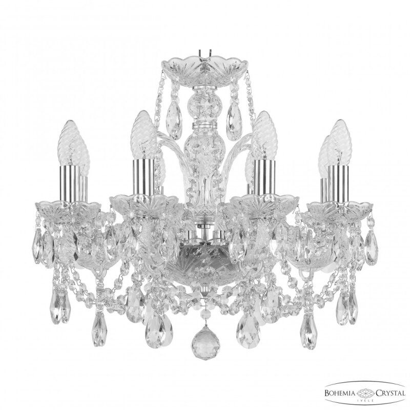 Подвесная люстра Bohemia Ivele Crystal 105 105/8/141 Ni