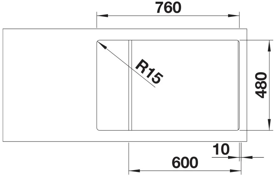Мойка BLANCO ZIA XL 6 S Compact Silgranit вулканический серый
