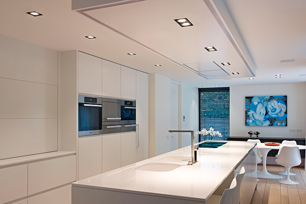 Расположение и монтаж точечных светильников