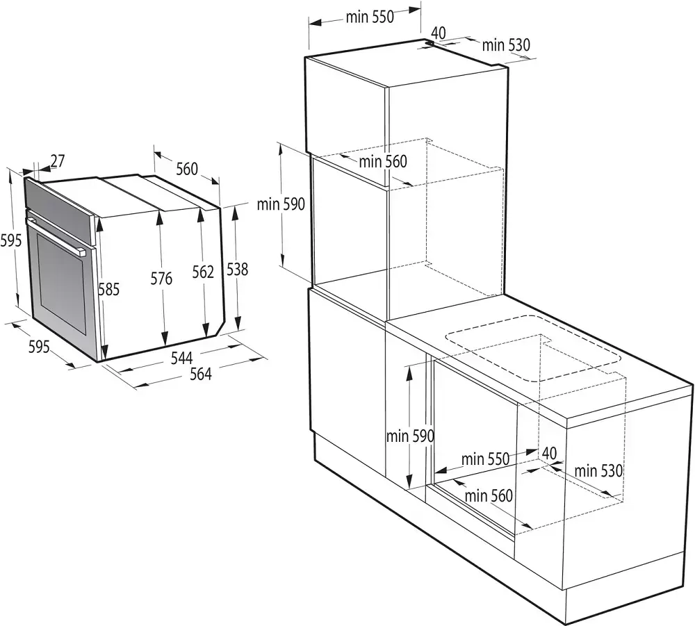 Духовой шкаф Gorenje BPSA6747DGWI