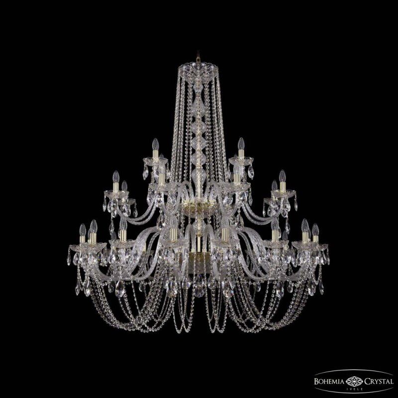 Подвесная люстра Bohemia Ivele Crystal 1402 1402/16+8+4/460/2d G