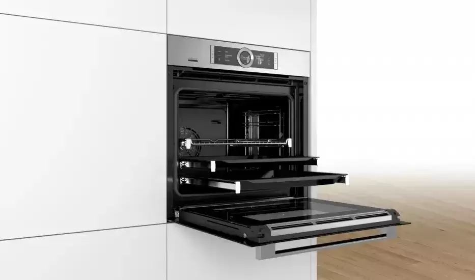 Встраиваемый духовой шкаф-пароварка BOSCH HSG636XS6