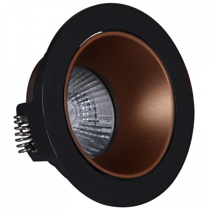 Встраиваемый светильник Reluce  16085-9.0-001PT MR16 BK+ROSE GD
