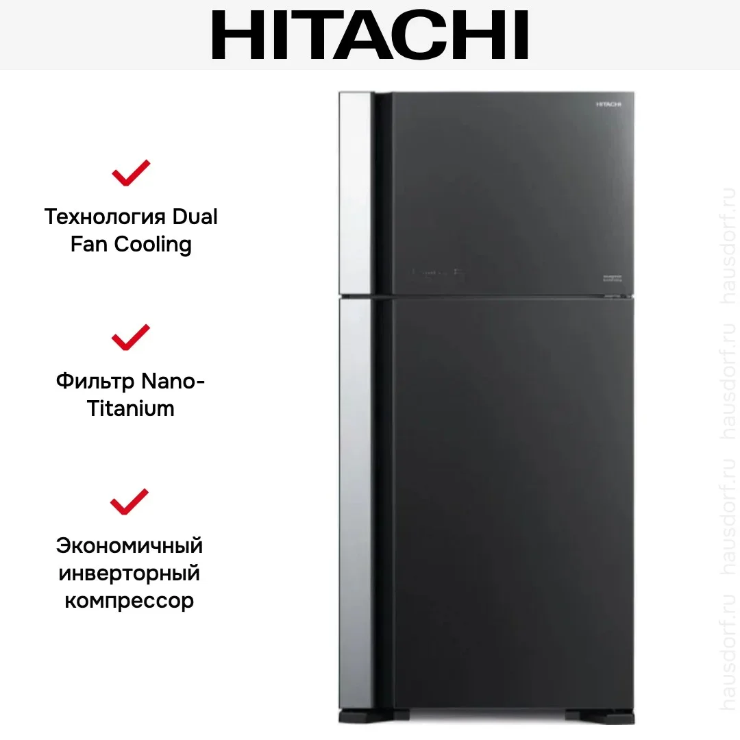 Холодильник Hitachi R-VG 660 PUC7-1 GGR