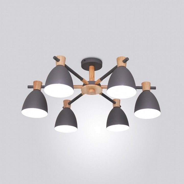 Люстра на штанге Imperiumloft Folke Gray FOLKE01