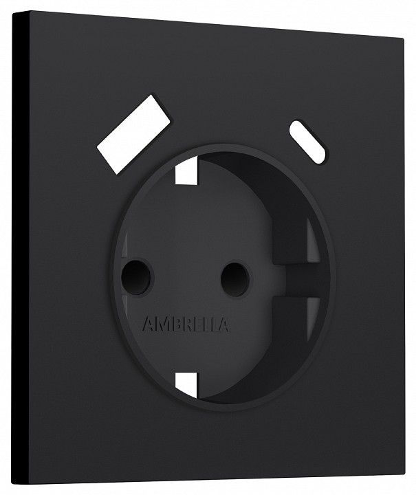 Накладка для розетки с заземлением и со шторками и 2хUSB type A и C Ambrella Volt SIGMA SP9900