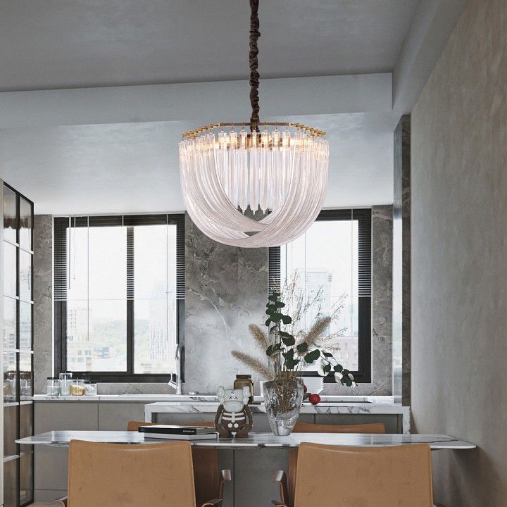Подвесная люстра Arte Milano AM-97378 S.97378.D500.H380.E14.6 G